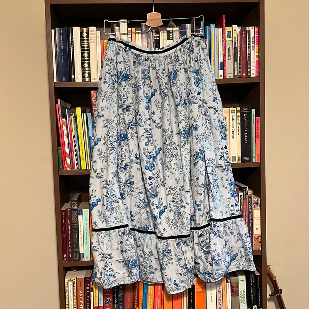 Laura Ashley x Batsheva Kipp Skirt in Bramble